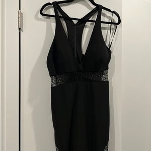 Womens black gown